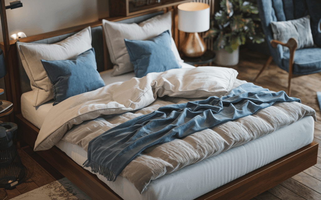 linen sheets hotel bed